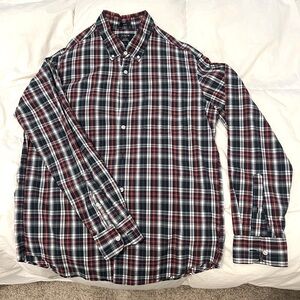 NWOT J.CREW Men’s Large Plaid Long Sleeve Dress Shirt